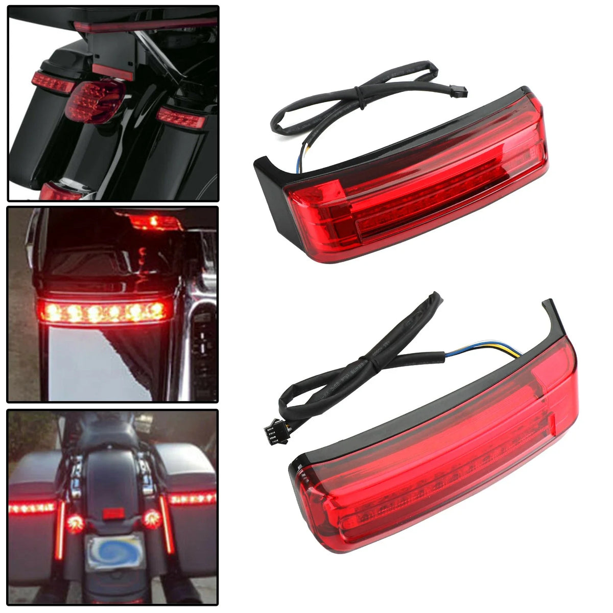 LED Saddlebag Lights Set for Harley Touring (1996-2013)