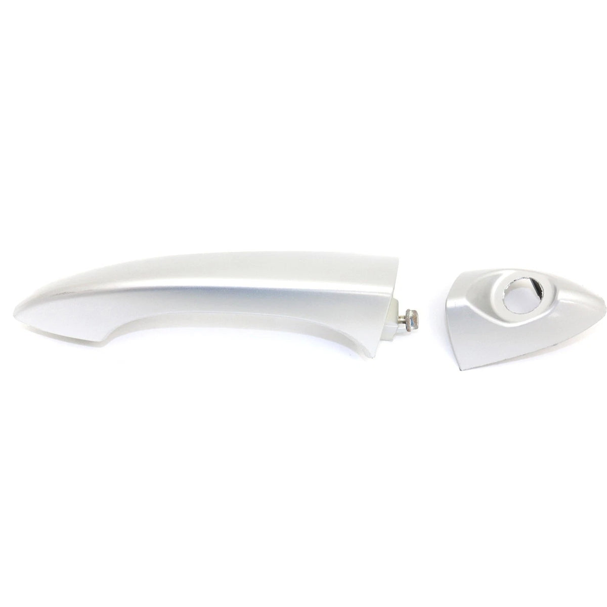 Exterior Door Handle for BMW X5 (2000–2006) Front Driver Side Silver Plastic