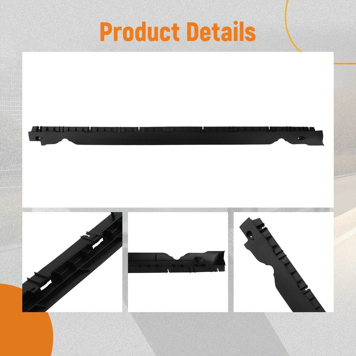 Left Extension Panel Kit in Black for Model Y (2020–2022) 149764900B