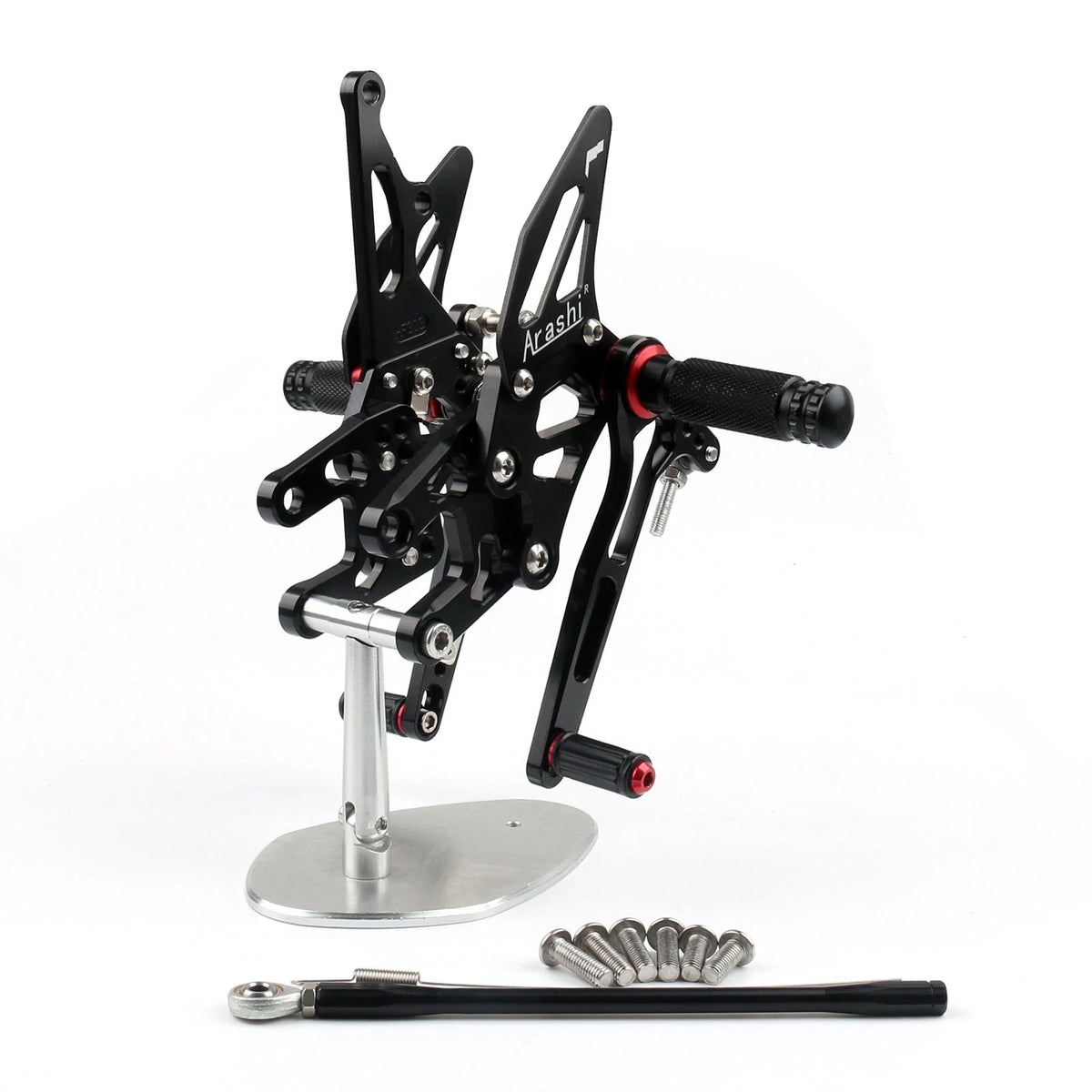 Rearset in Black for Kawasaki ZX10R (2004–2005)