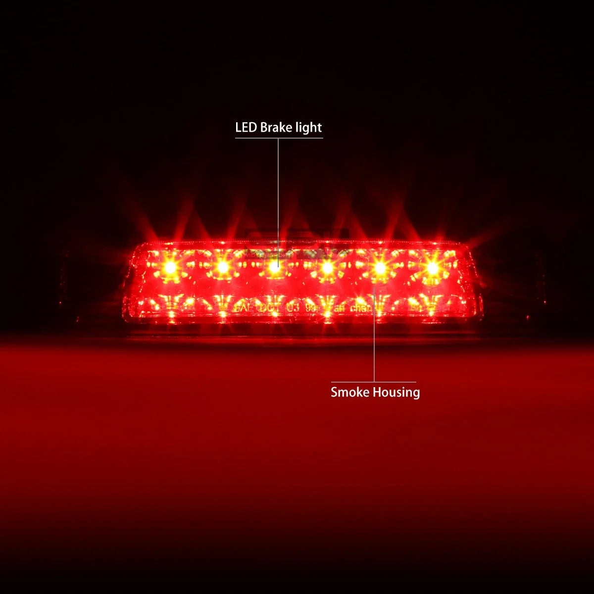 LED Third Brake Light for Toyota Highlander (2001–2003) - Smoked