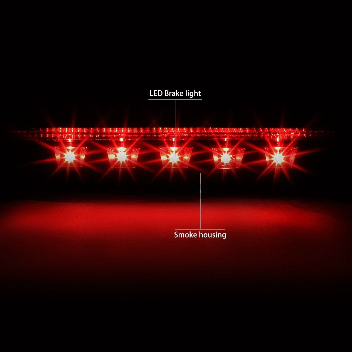 Full LED Third Tail Brake Light for Ford Explorer (2011–2015)