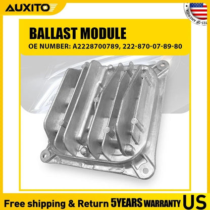 Headlight Ballast Module A2228700789 LED for Mercedes S550 S600 2016-2018