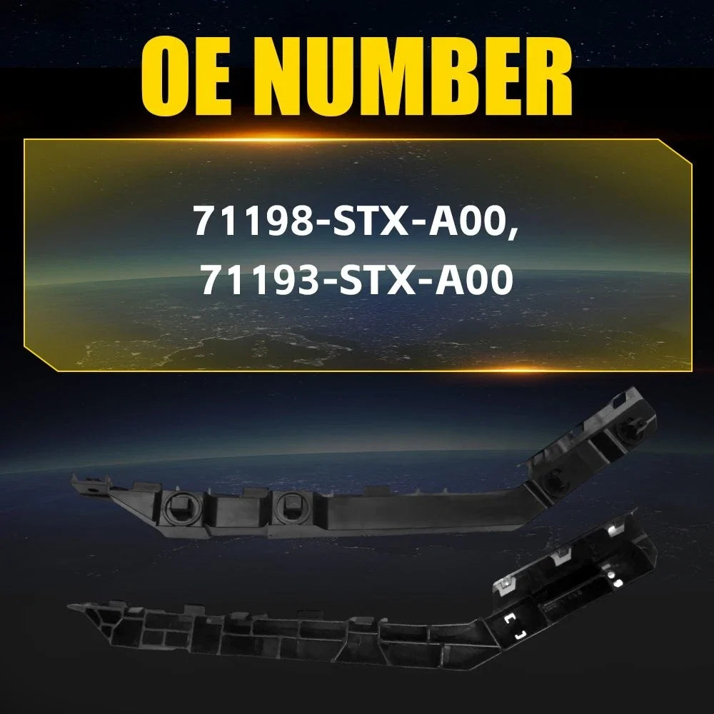 Front Bumper Support Bracket Pair for Acura MDX (2007–2013)