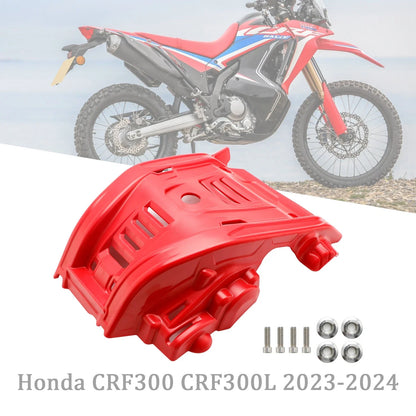 Red Skid Plate Engine Guard for Honda CRF300L CRF300 2023-2024