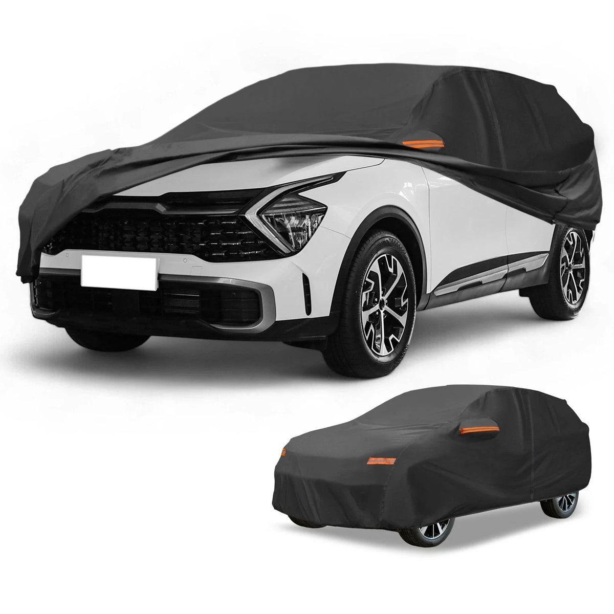 Waterproof Car Cover for Kia Sportage (190T-PU, Black)