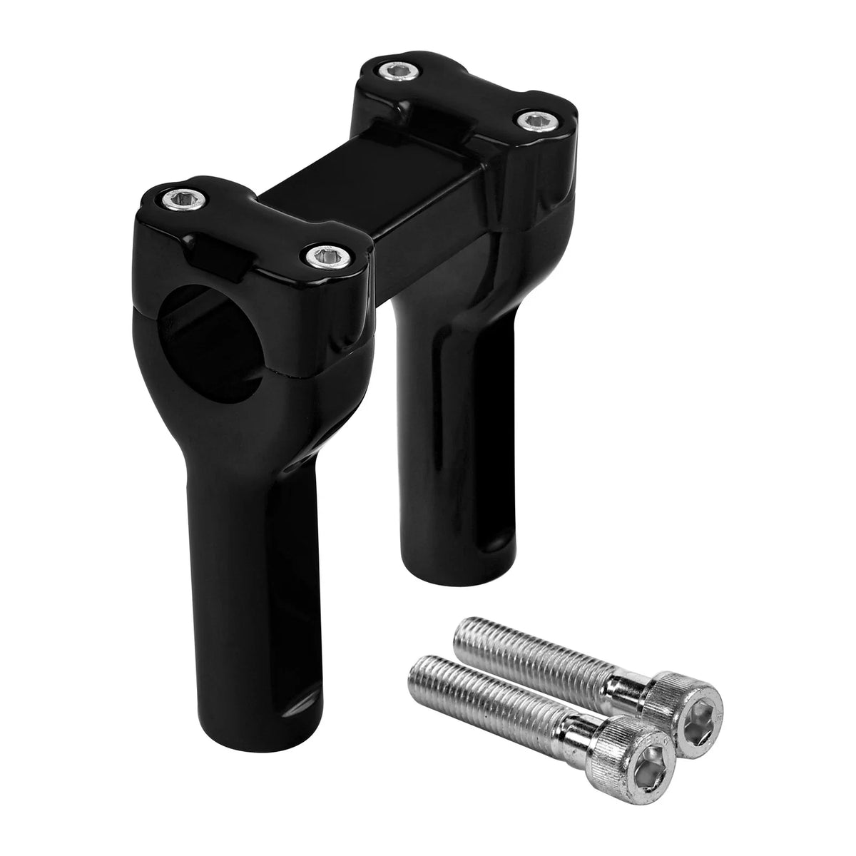 4-Inch Handlebar Risers (1.25" Bar) for Harley Dyna Softail