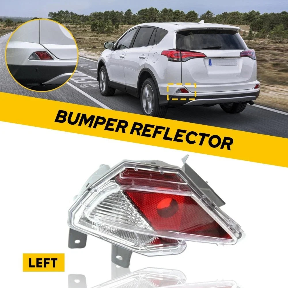 Rear Left Driver Bumper Reflector Light for Toyota RAV4 (2016–2018)