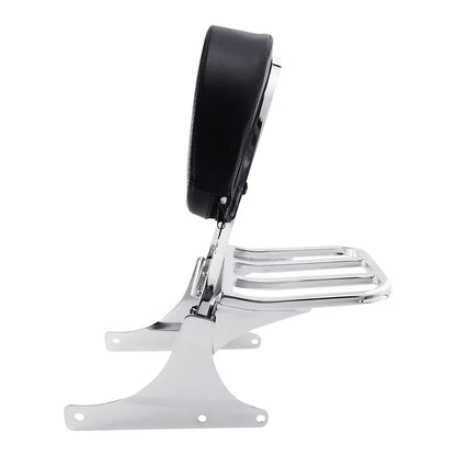 Backrest Sissy Bar with Luggage Rack for Harley Softail FLST 1984-2017