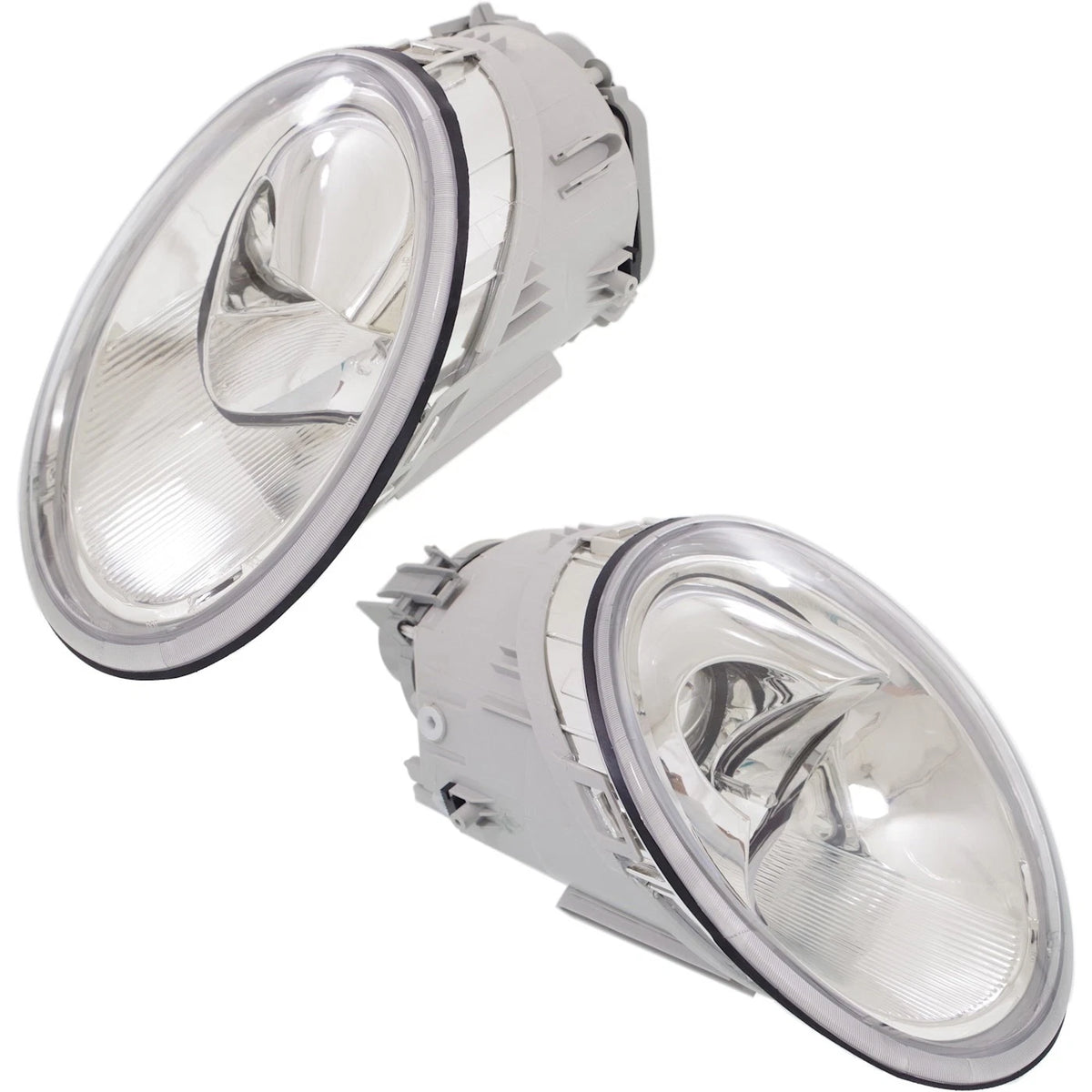 Headlight Set of 2 for Volkswagen Beetle (1998–2005) Left & Right with Bulb