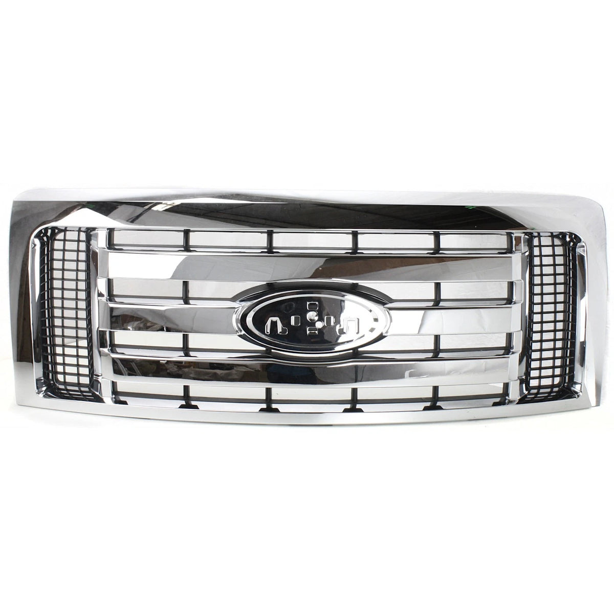 Grille Assembly for Ford F-150 (2009–2012) XLT Chrome Black