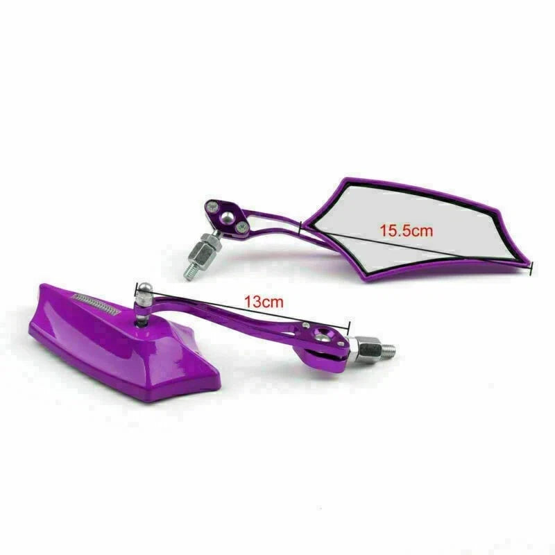 Motorcycle Rear View Mirrors 8mm 10mm for Chopper and Cruiser