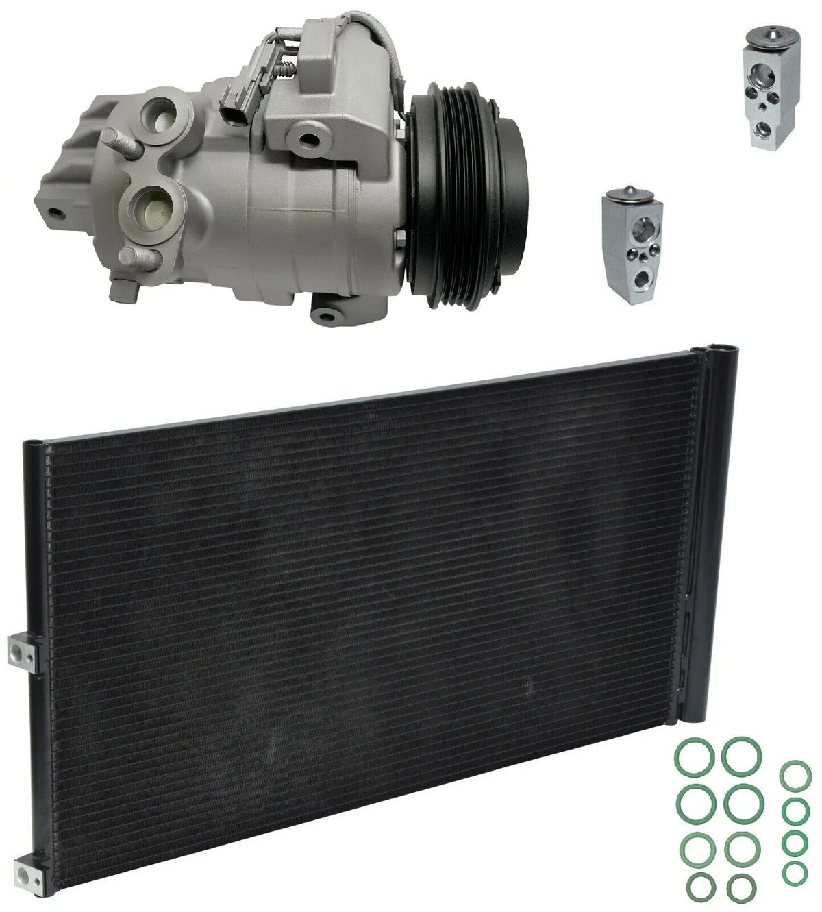 AC Compressor Kit with Condenser for Lincoln Navigator 3.5L (2015–2017)