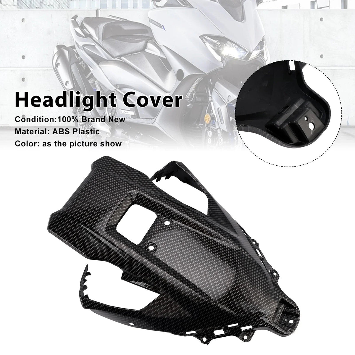 Front Nose Headlight Cover for Yamaha T-MAX 560 (2025–2026)