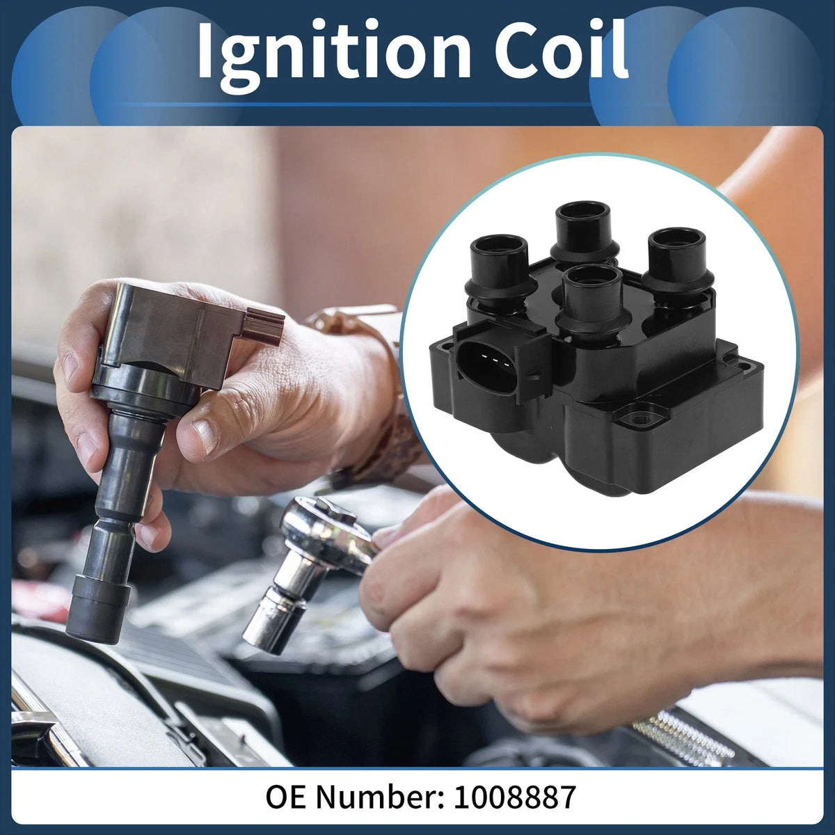 Ignition Coil Pack No.1008887 for Ford Contour (1995–1999)