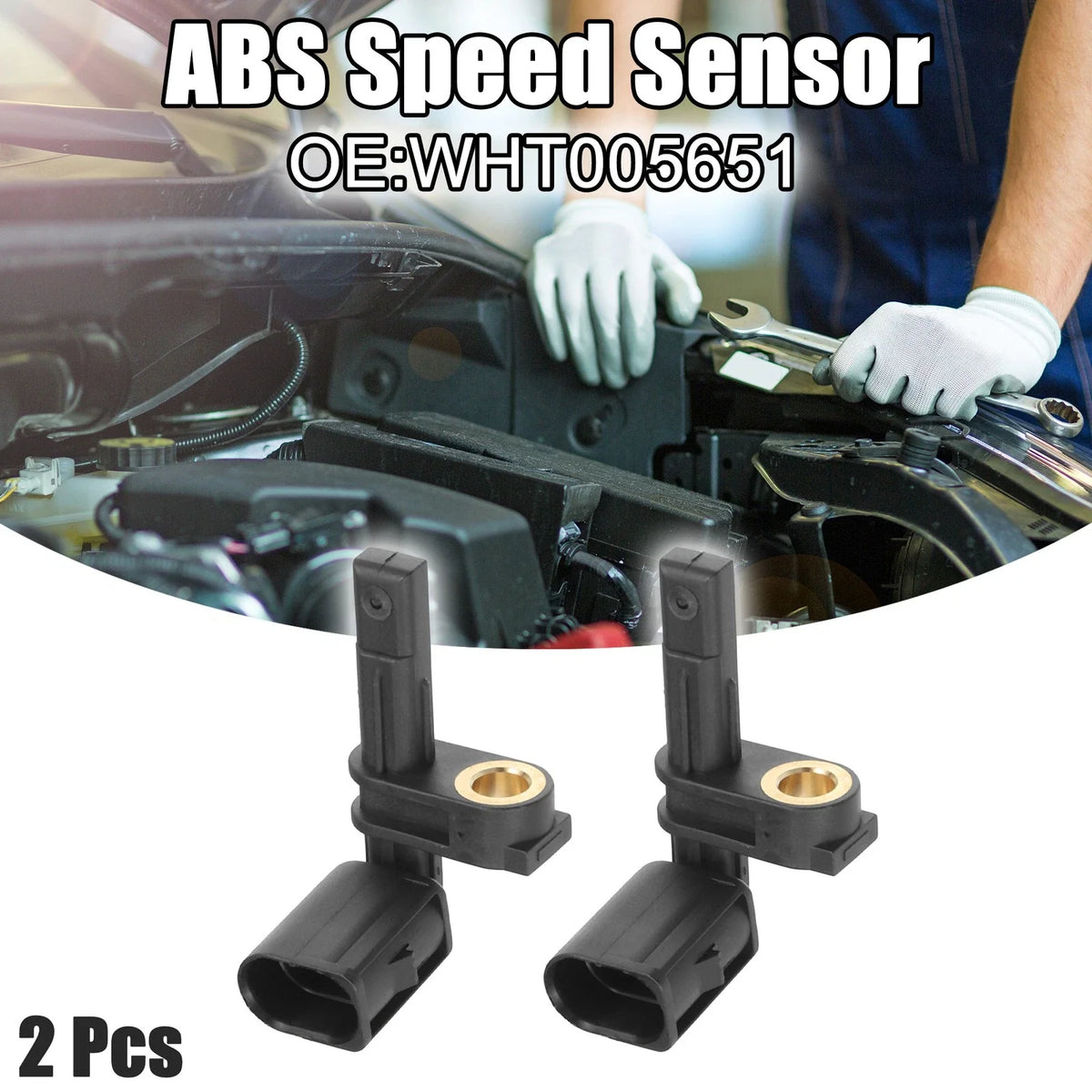 2pcs ABS Sensor for Volkswagen Touareg (2011–2016) No.WHT005651