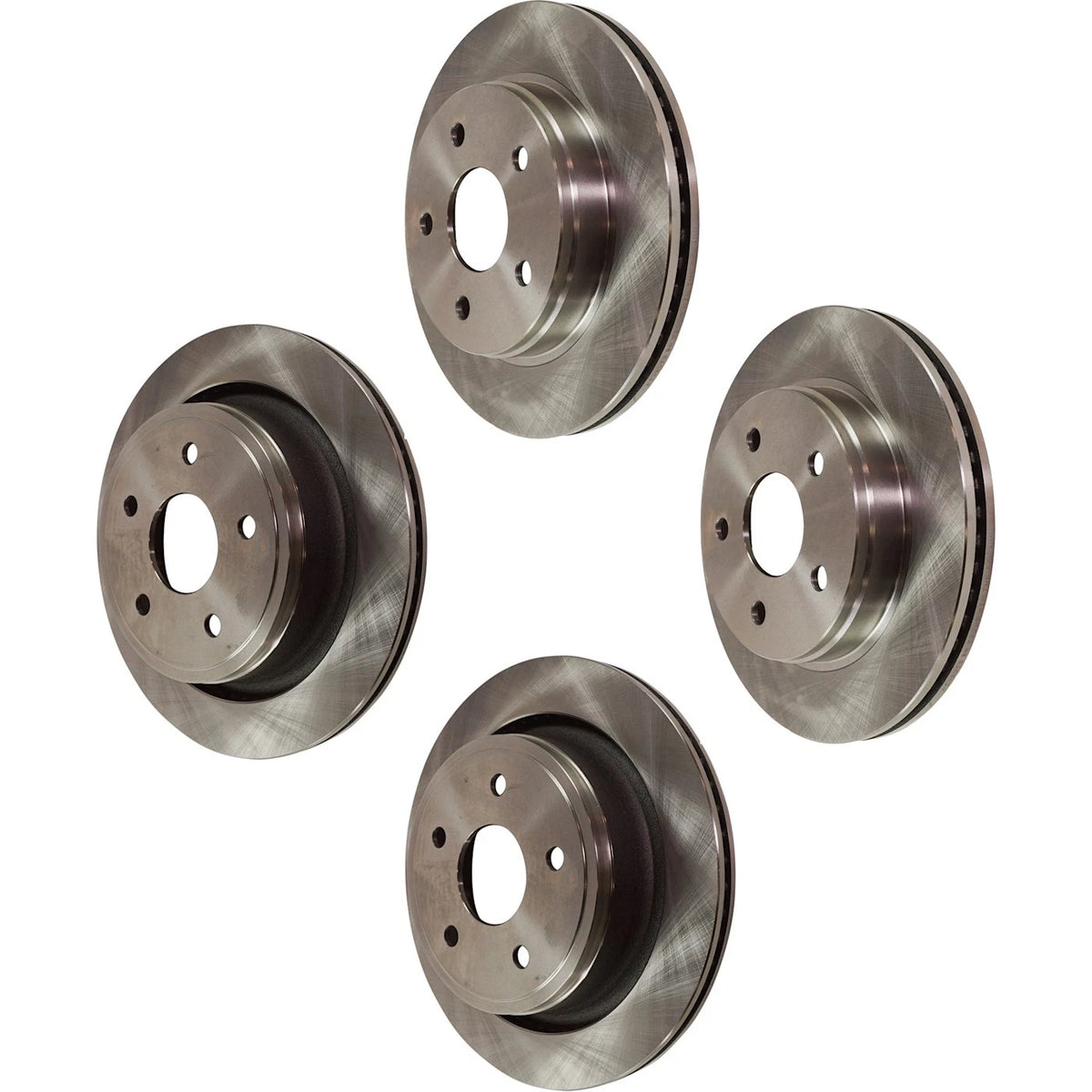 Front and Rear Disc Brake Rotors for Ram 1500 (2011–2018, 2002–2010)