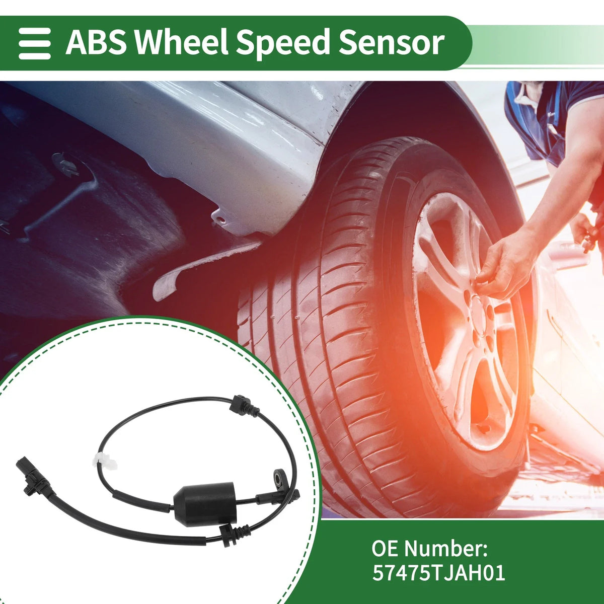 ABS Wheel Speed Sensor No. 57475TJAH01 for Honda Greiz (2016–2019)