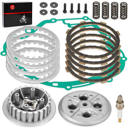Clutch Pressure Hub Kit with Friction Steel Plate for Yamaha TTR125LE 2003-2023