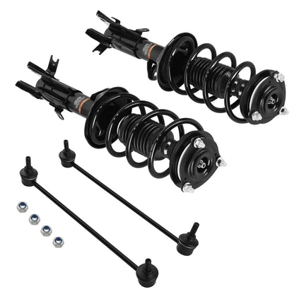 Front Strut Assembly & Sway Bar Links Set for Honda Civic (2013-2015)
