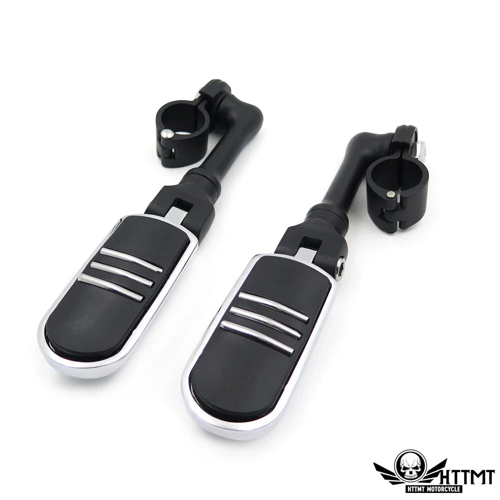 1 Pair Streamliner 4.5" Foot Pegs for Harley Touring (1.25" Male Peg)