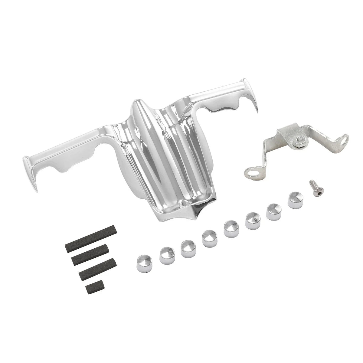 Chrome Tappet Block Accent for Harley Softail Breakout Slim (1999–2017)
