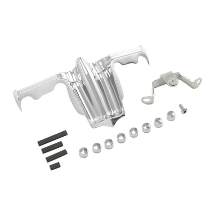 Chrome Tappet Block Accent for Harley Softail Breakout Slim (1999–2017)
