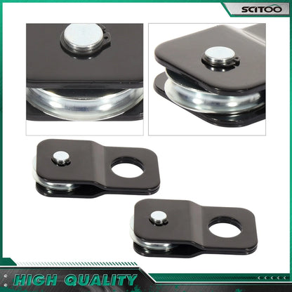 Recovery Winch Pulley Set of 2 Snatch Blocks for ATV UTV (8800 lbs)