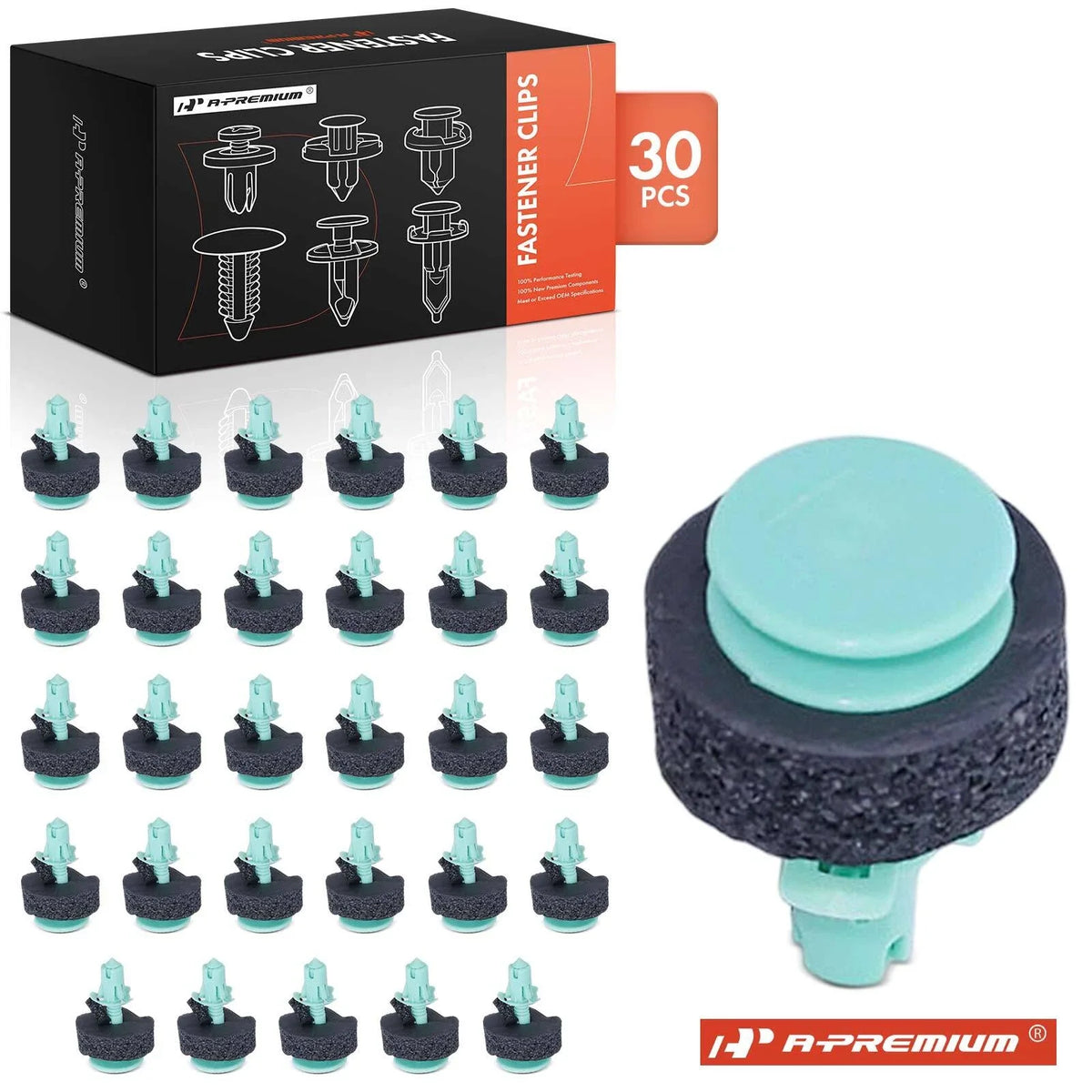 30Pcs 8mm Nylon Retainer Clips for Buick LeSabre (1999–2005)