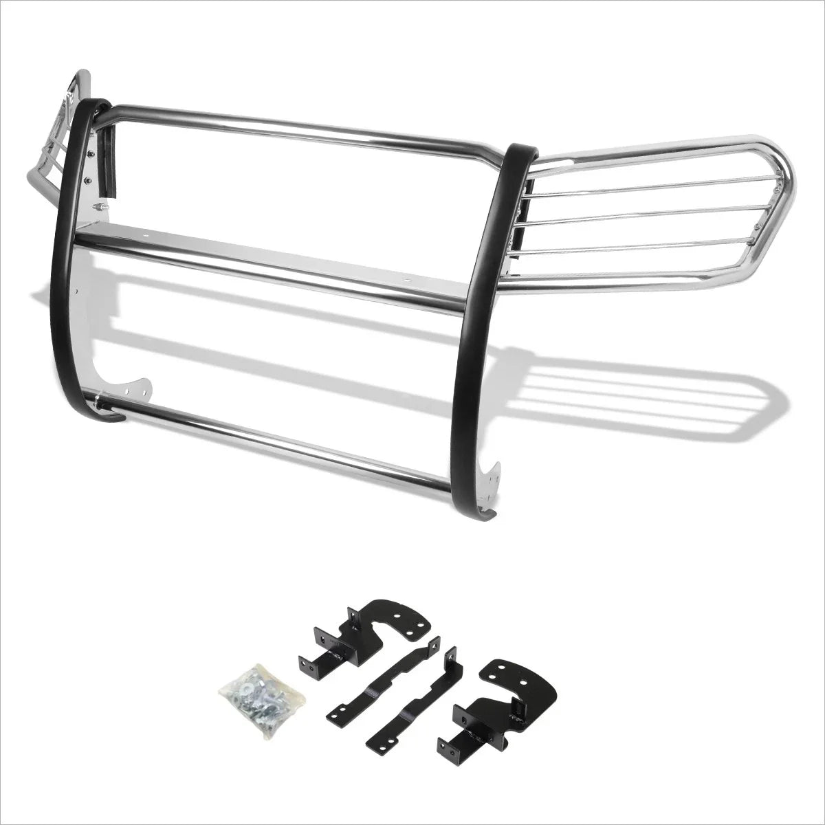 Stainless Steel Bumper Brush Grille Guard Chrome for 4Runner/SW4 (2003–2009)