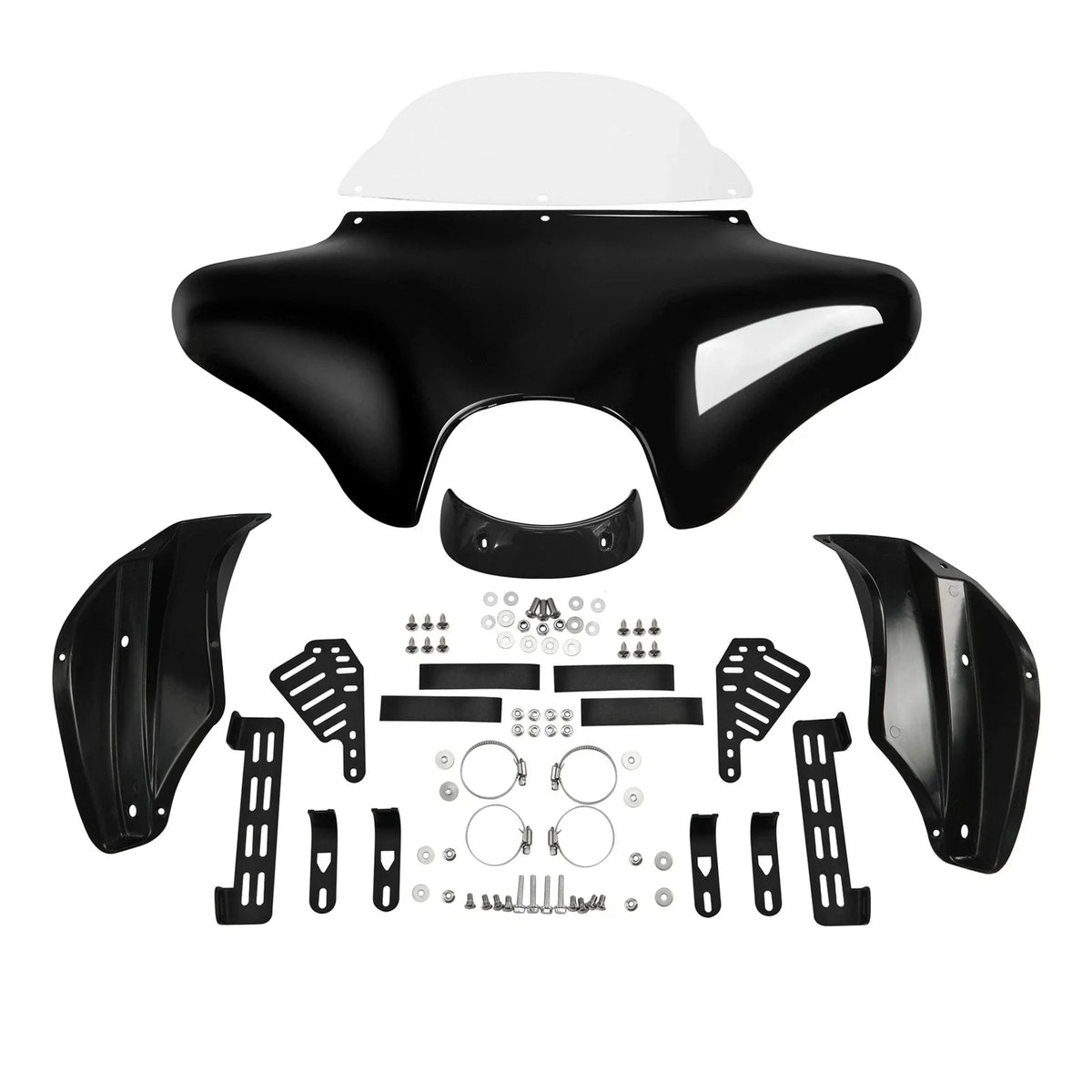 Windscreen Hardware Kit for Yamaha V Star 1100 Batwing Fairing (2000-2009)