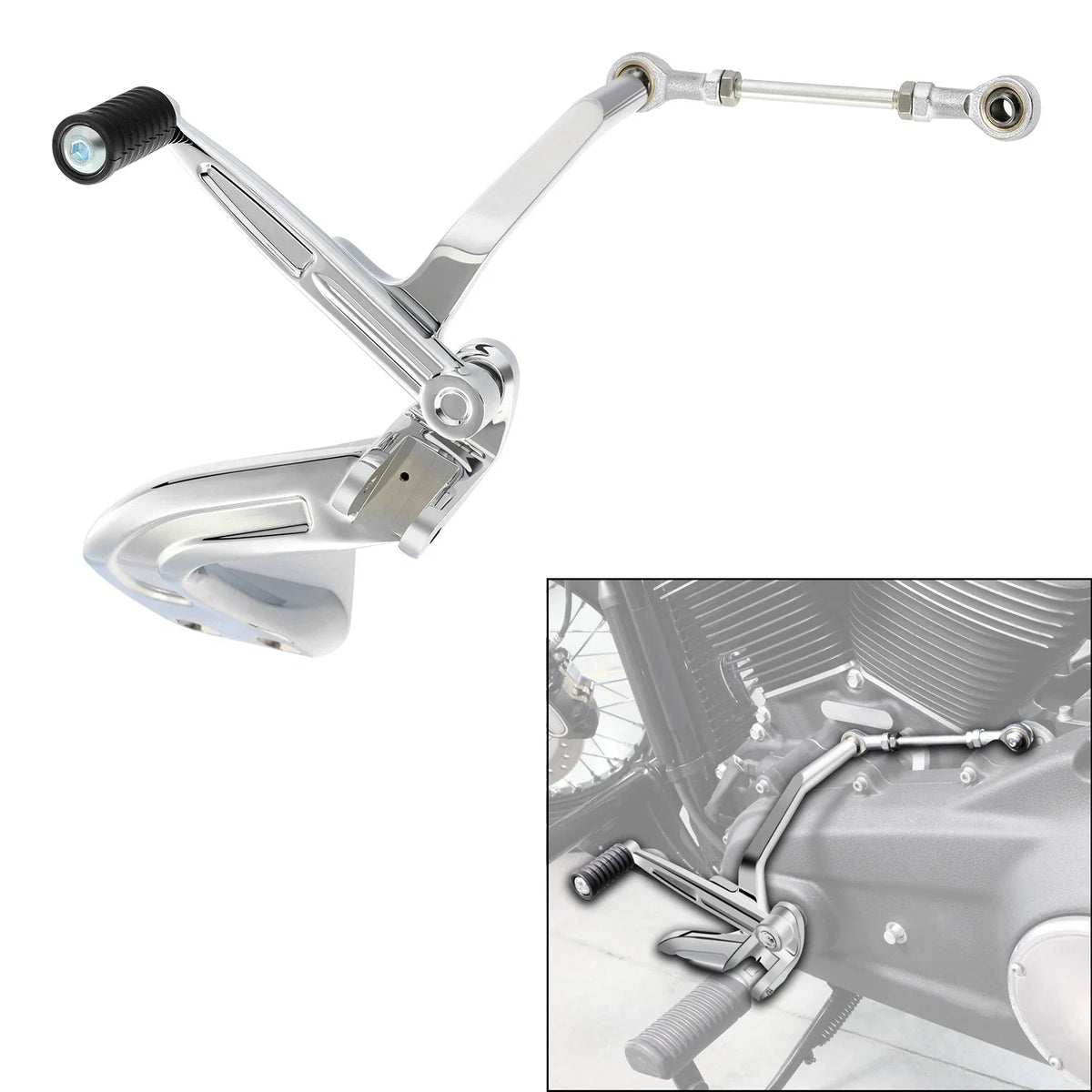 Shift & Brake Side Kit for Harley FLSB FXFB FXFBS Mid Controls 2018-Present