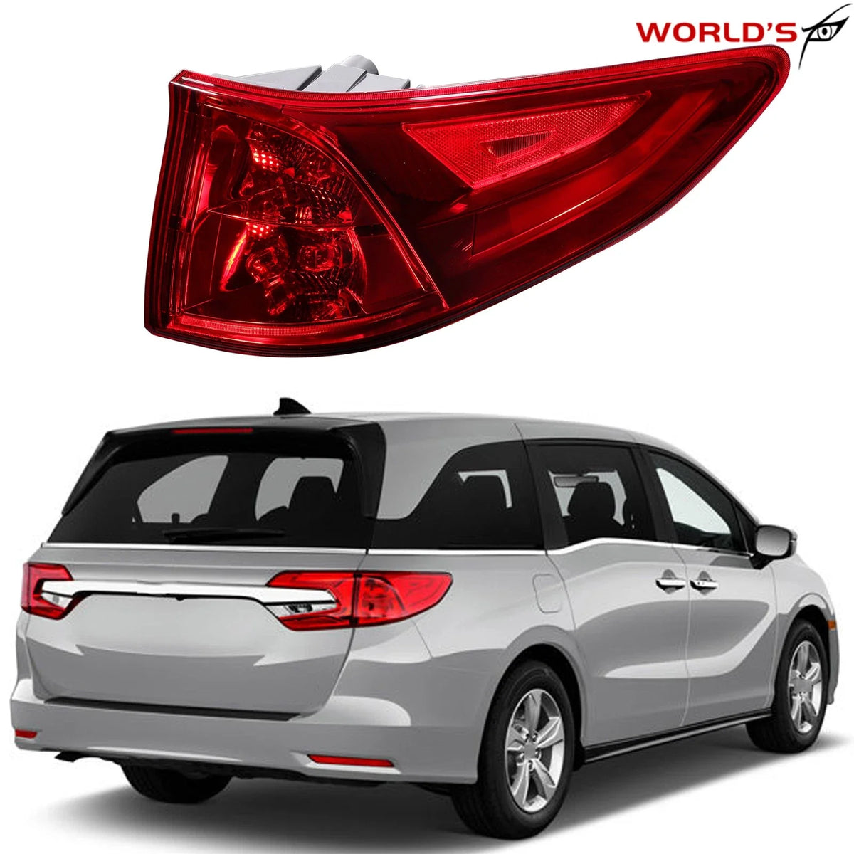 Passenger Right Side Tail Lights for Honda Odyssey (2018–2023)
