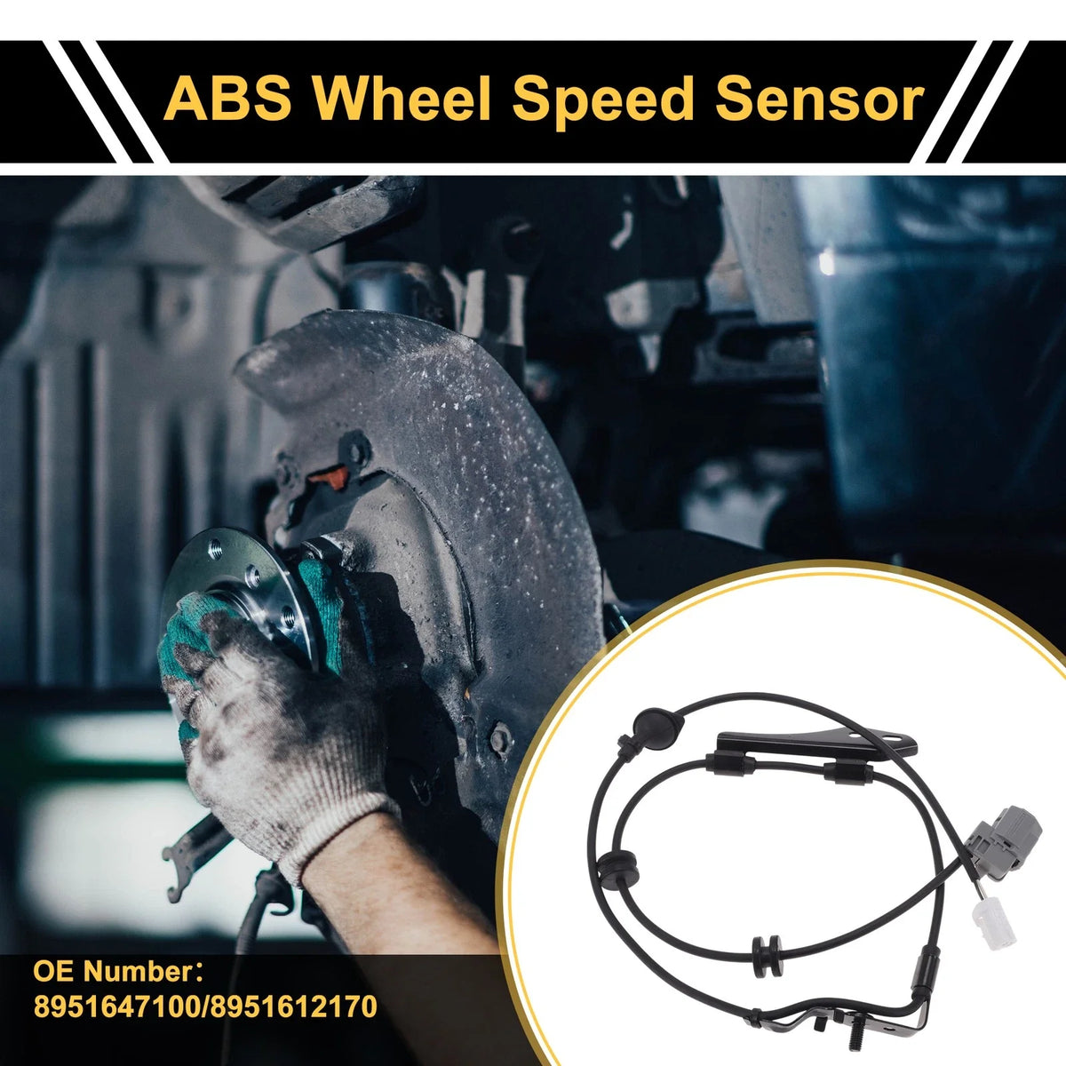 ABS Wheel Speed Sensor No. 8951647100 for Toyota Prius (2012–2015)