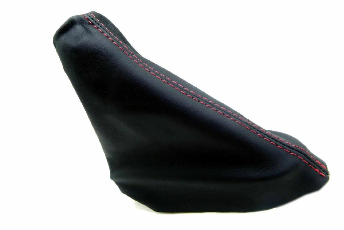 E Brake Boot for Ford Focus (2000–2007) Red Stitch Synthetic Leather
