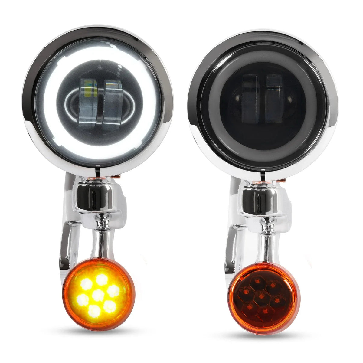 Auxiliary LED Fog Light for Harley Electra Road Glide (1997–Present)