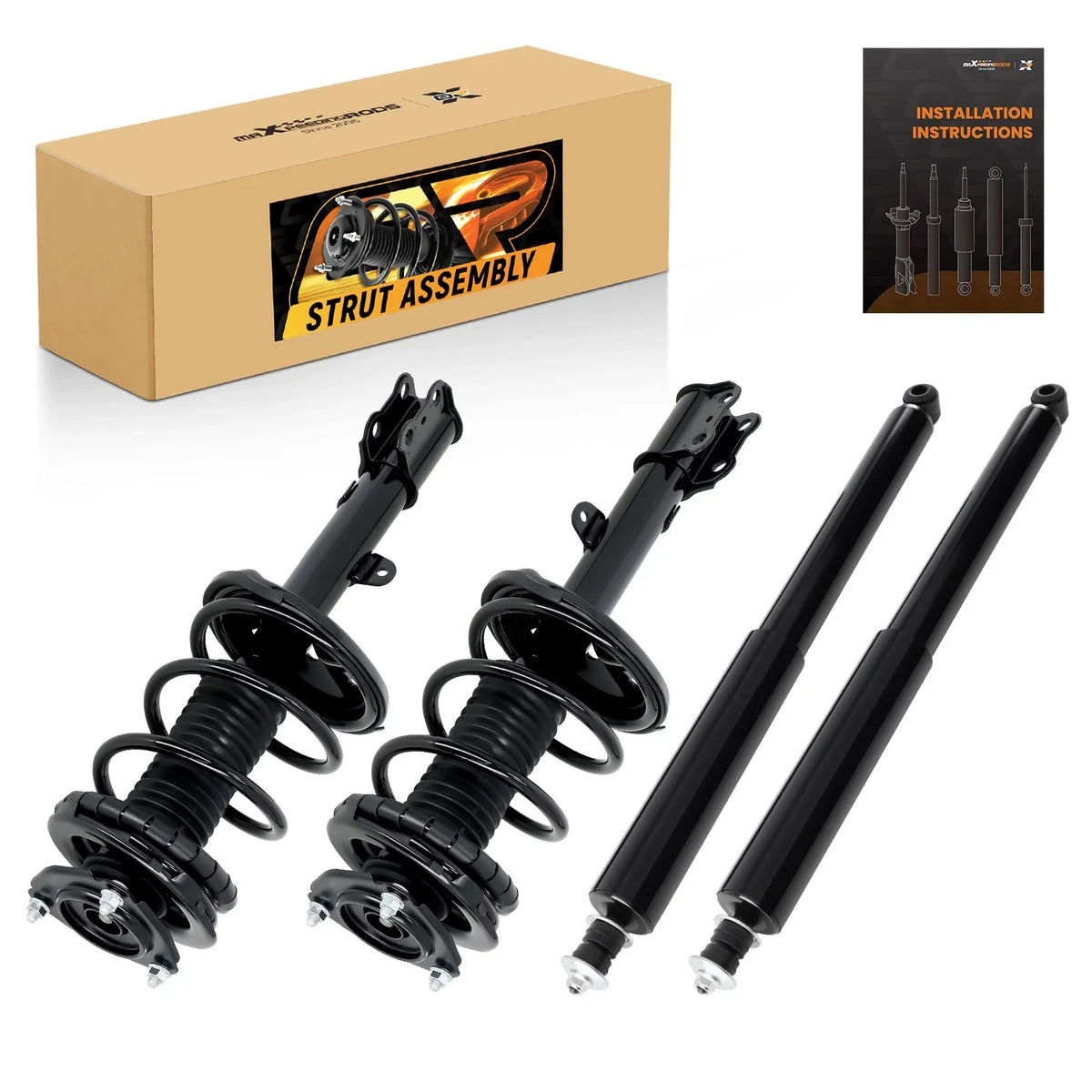 AWD Front Struts & Rear Shocks for Toyota RAV4 (2001–2005)