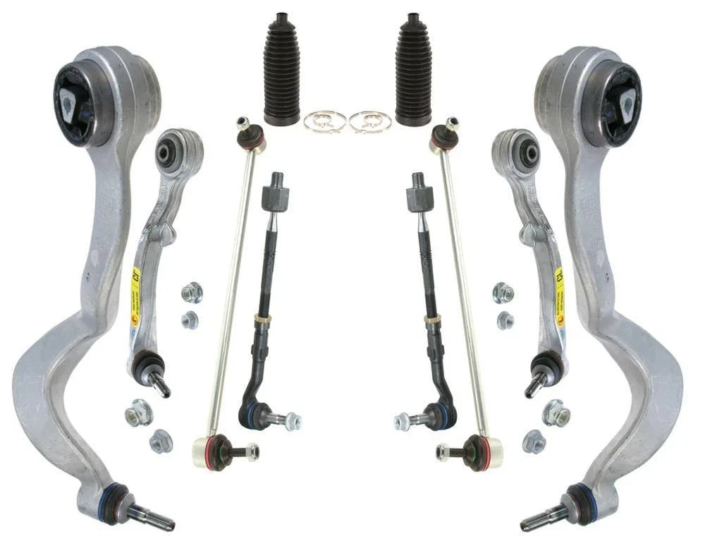 10-Piece Front Control Arm Kit with Tie Rods for BMW E65 E66 (2002–2008)