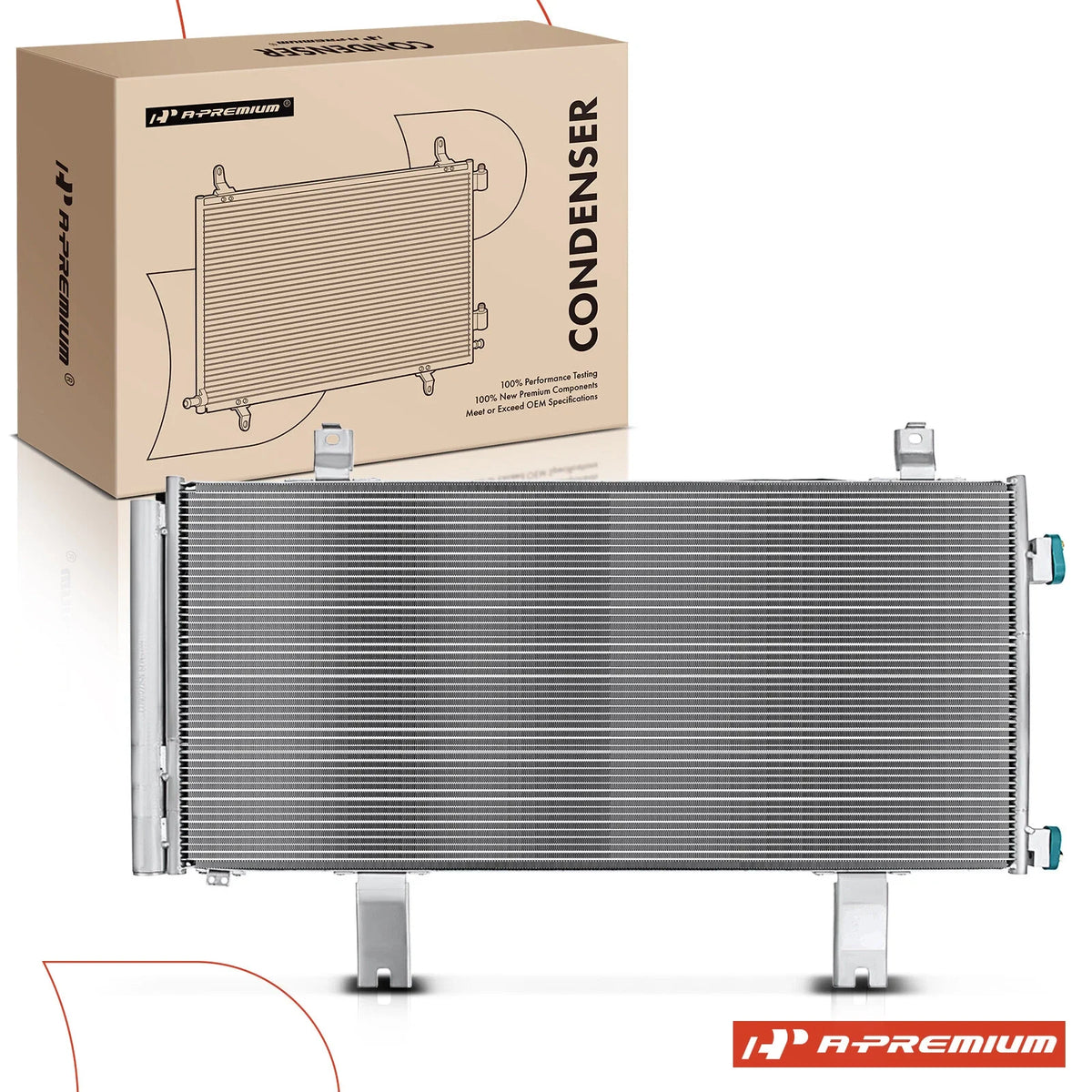 A/C Condenser with Bracket & Receiver Drier for Honda Accord (2018–2019)