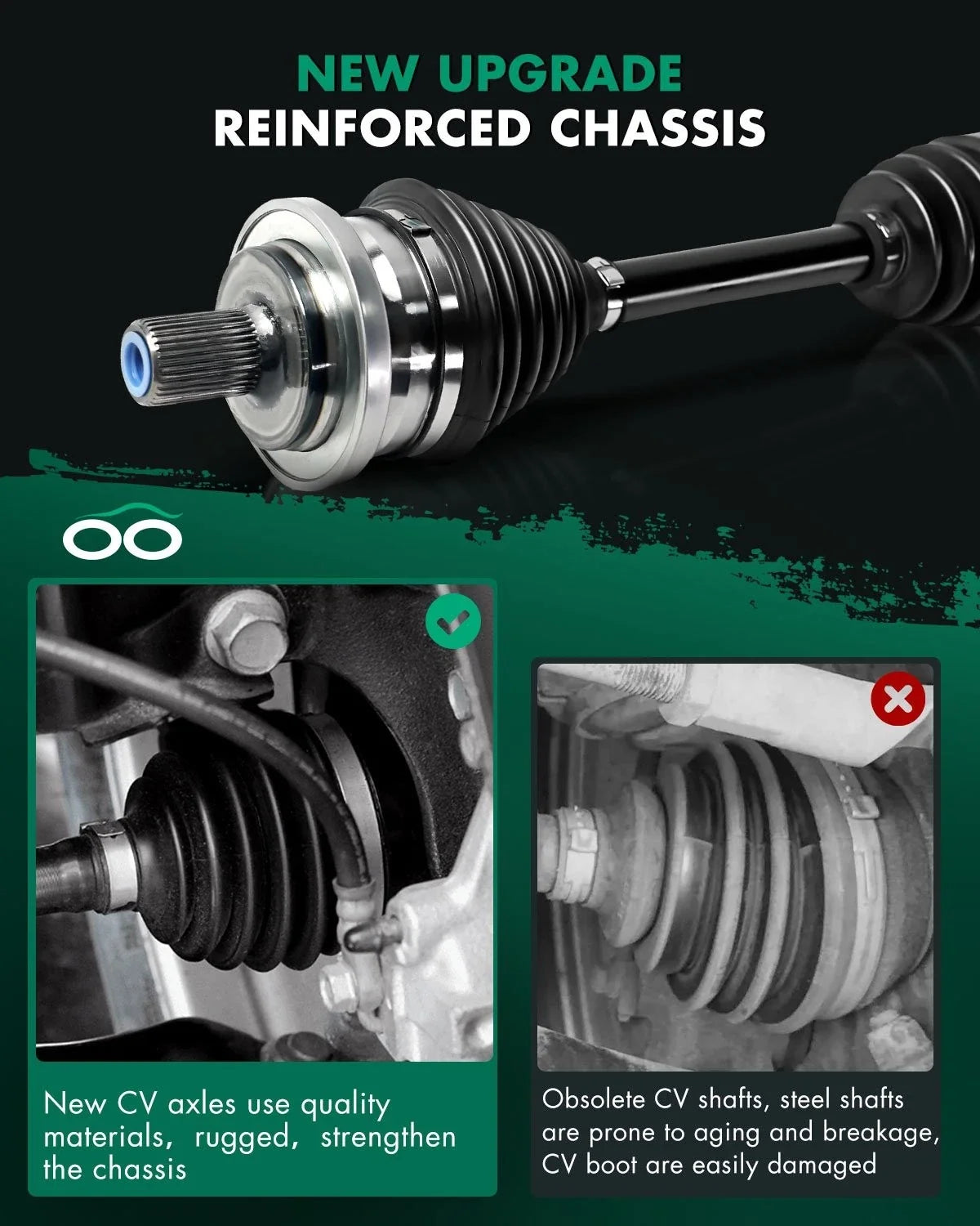 CV Axle AWD Front Left for E350 E320 Mercedes-Benz 2004-2009