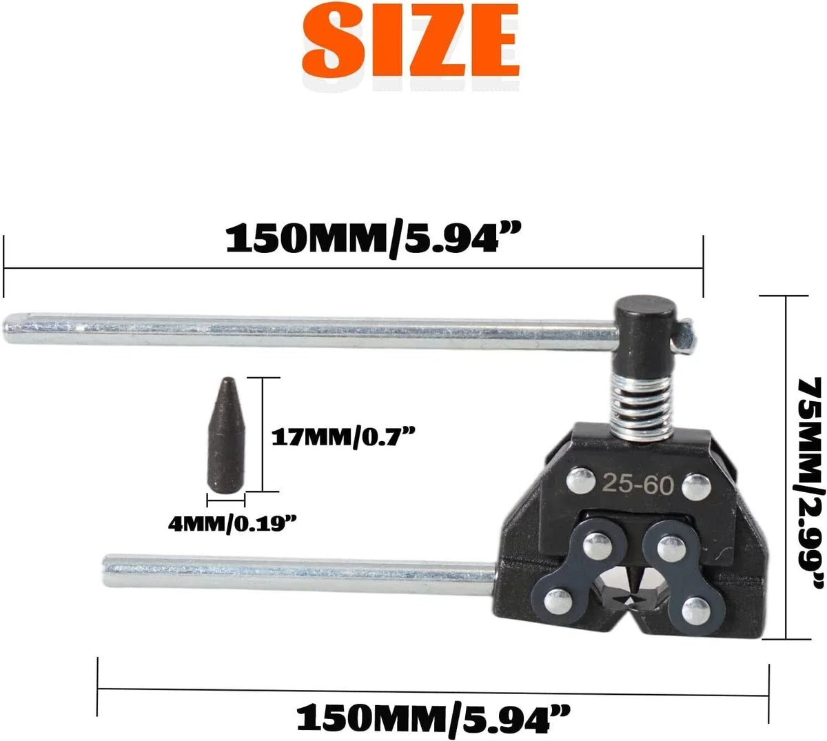 Chain Tools Kit for Bicycle/Motorcycle (25-60)