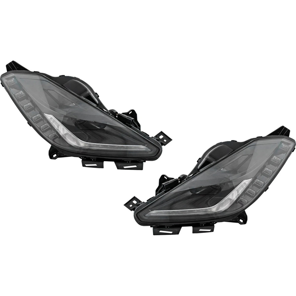 Headlight Set for Chevrolet Corvette (2014–2019) Left Right HID Assembly