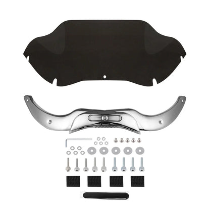 9.5'' Windshield with Chrome Trims for Harley Road Glide (2004-2013)