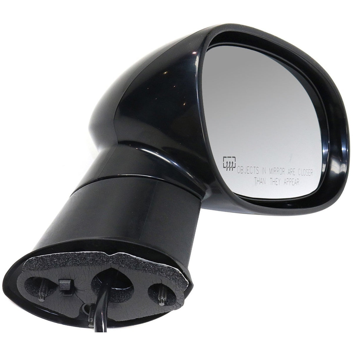 Right Side Black Power Heated Mirror for Challenger