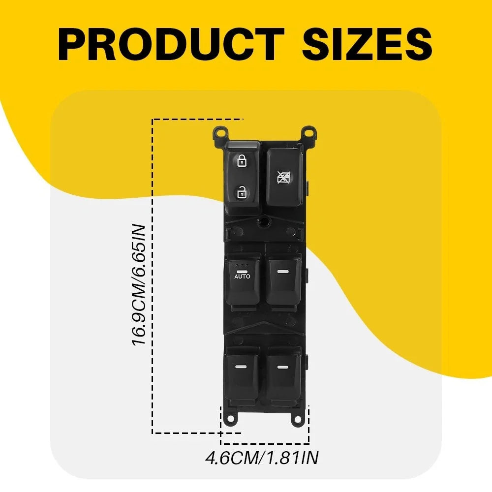 Driver Power Window Switch OEM 93570-1W155 for Kia Rio 2012-2015