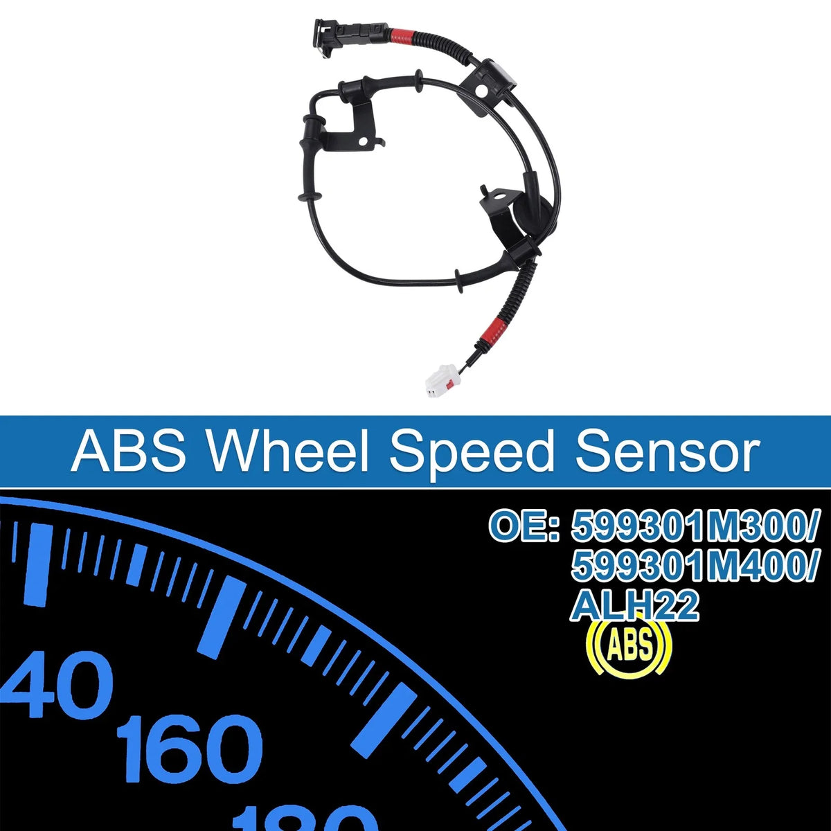 ABS Wheel Speed Sensor for Kia Forte (2011–2013) No. 599301M300/599301M400