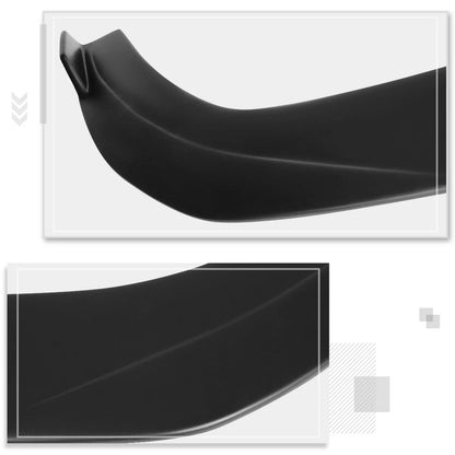 2015–2017 Ford Mustang Matte Black Front Lip Spoiler
