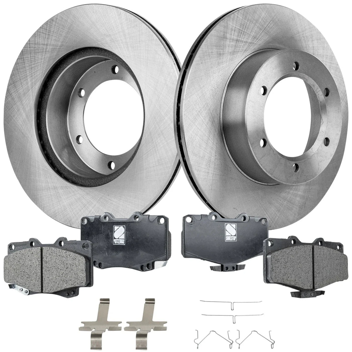 Brake Pads and Disc Rotors Kit for Toyota 4Runner 1996-2002