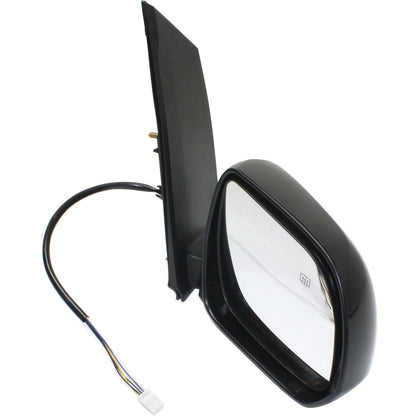 Heated Power Mirror - Right Side, Smooth Black for 2011-2012 Toyota Sienna