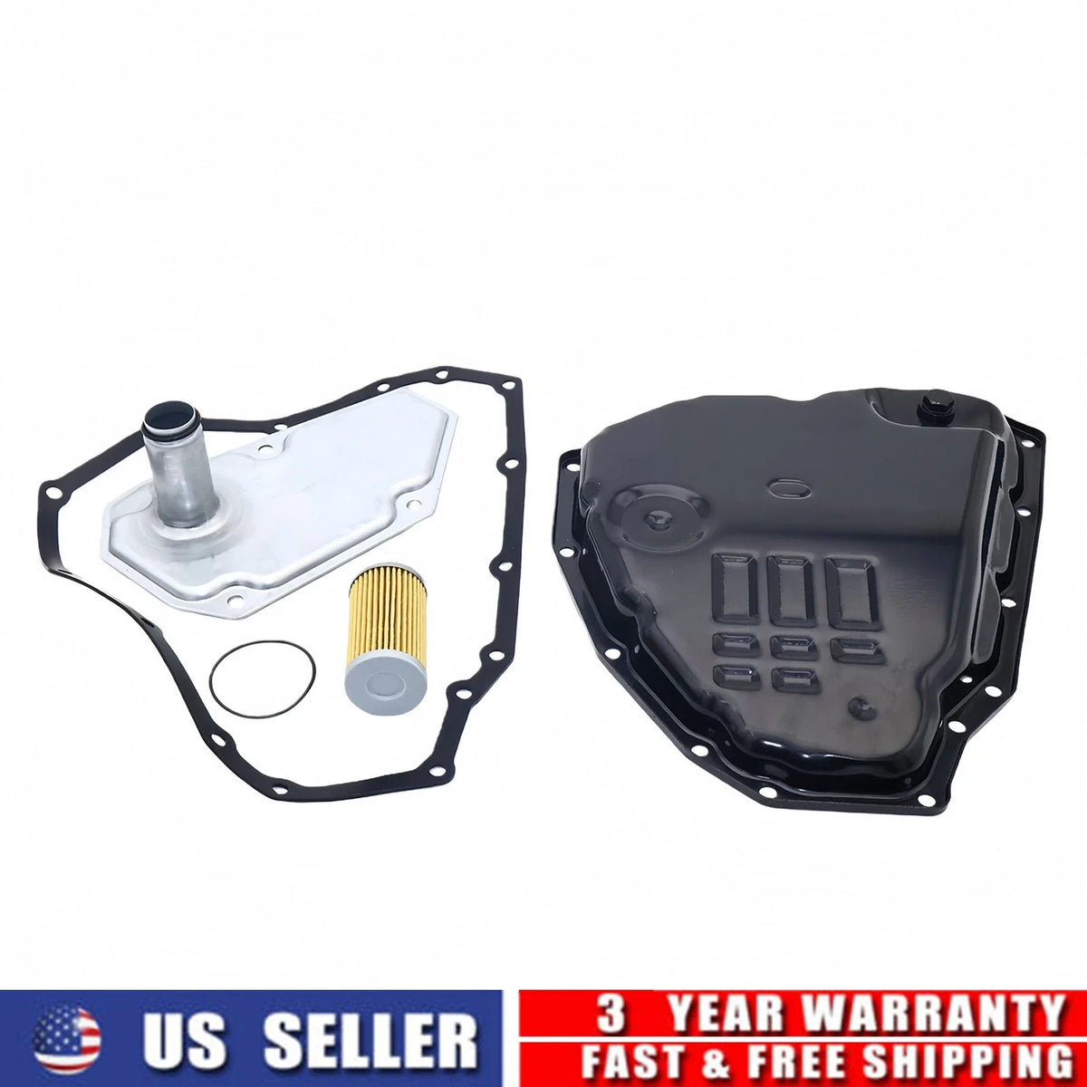 Transmission Oil Pan with Gasket for Nissan Sentra Versa Versa Note (2013–2020)